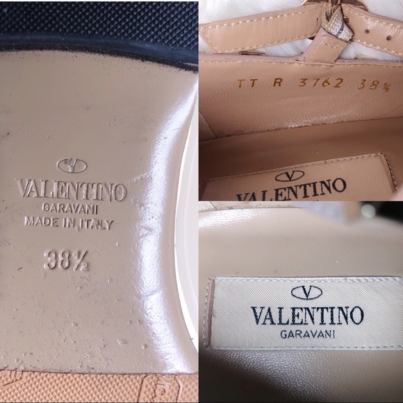 ❤️SOLD❤️Valentino rockstud belle cage flats 38.5 - Picture 7 of 9